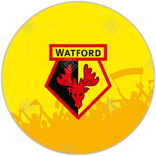 Watford-fans topper - round