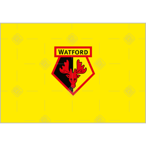 Watford FC Happy Birthday topper - landscape