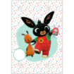 Bing Bunny Happy Birthday dotty cake topper - portrait