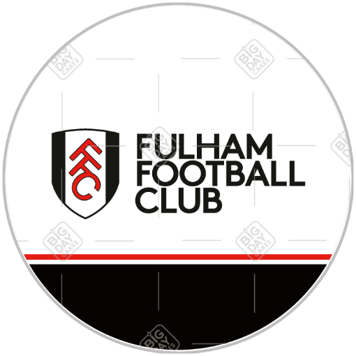 Fulham-Happy-Birthday topper - round