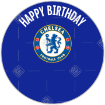 Chelsea-crest-Happy-Birthday topper - round