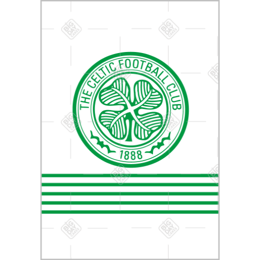 Celtic-white topper - portrait