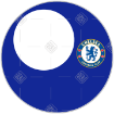 Chelsea-Happy-Birthday frame - round