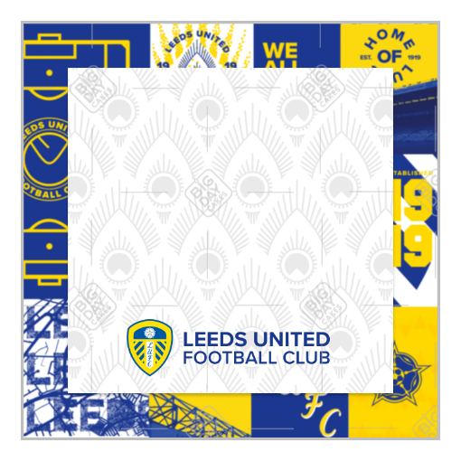 Leeds United Posters Cake Topper frame - square