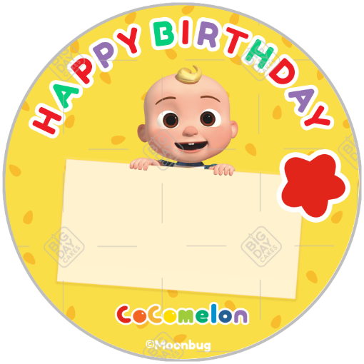 JJ-Birthday-design topper - round