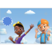 Blippi & Meekah Happy Birthday topper