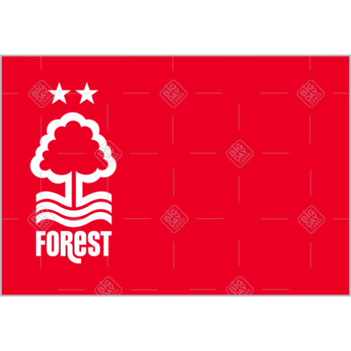 Forest Red Happy Birthday Design topper - landscape