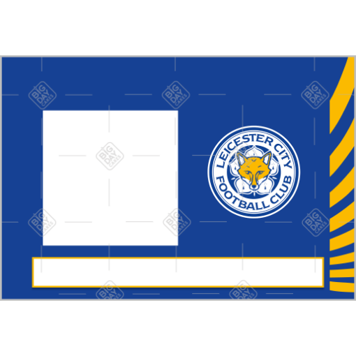 Leicester City FC HB photo frame - landscape